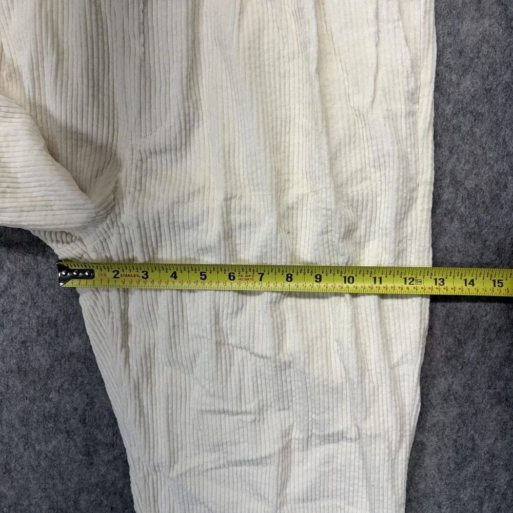 Manresa Louis Corduroy Pants Mens XL 34x32 White Cream Preppy Cotton New England